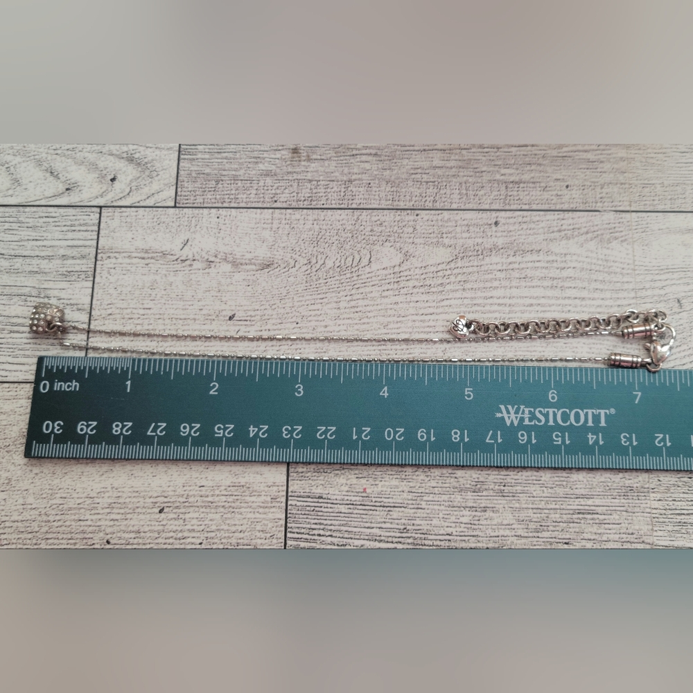 🌕 CLEARANCE BRIGHTON Double-sided Crystal Necklace PRICE REFLECTS CONDITION - Picture 5 of 5